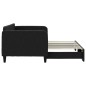 vidaXL Sofá cama nido tela negro 90x200 cm vidaXL Sofá cama nido tela negro 90x200 cm