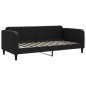 vidaXL Sofá cama nido tela negro 90x200 cm vidaXL Sofá cama nido tela negro 90x200 cm