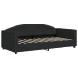 vidaXL Sofá cama nido tela negro 90x190 cm