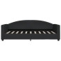 vidaXL Sofá cama nido tela negro 90x190 cm