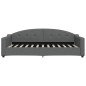 vidaXL Sofá cama nido tela gris oscuro 90x200 cm vidaXL Sofá cama nido tela gris oscuro 90x200 cm