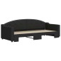 vidaXL Sofá cama nido tela negro 80x200 cm vidaXL Sofá cama nido tela negro 80x200 cm