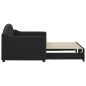 vidaXL Sofá cama nido tela negro 80x200 cm vidaXL Sofá cama nido tela negro 80x200 cm