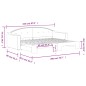 vidaXL Sofá cama nido tela negro 80x200 cm vidaXL Sofá cama nido tela negro 80x200 cm