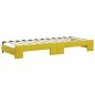 vidaXL Sofá cama nido con cajones terciopelo amarillo 80x200 cm