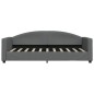 vidaXL Sofá cama nido con cajones tela gris oscuro 90x190 cm vidaXL Sofá cama nido con cajones tela gris oscuro 90x190 cm