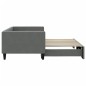 vidaXL Sofá cama nido tela gris oscuro 90x190 cm vidaXL Sofá cama nido tela gris oscuro 90x190 cm