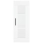 vidaXL Aparador alto madera contrachapada blanco 34,5x34x180 cm vidaXL Aparador alto madera contrachapada blanco 34,5x34x180 cm