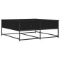 vidaXL Mesa de centro madera de ingeniería negro 100x99x40 cm vidaXL Mesa de centro madera de ingeniería negro 100x99x40 cm