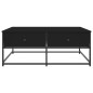 vidaXL Mesa de centro madera de ingeniería negro 100x99x40 cm vidaXL Mesa de centro madera de ingeniería negro 100x99x40 cm