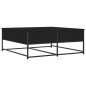 vidaXL Mesa de centro madera de ingeniería negro 100x99x40 cm vidaXL Mesa de centro madera de ingeniería negro 100x99x40 cm