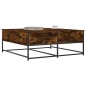 vidaXL Mesa de centro madera de ingeniería roble ahumado 100x99x40 cm vidaXL Mesa de centro madera de ingeniería roble ahumado 100x99x40 cm