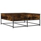 vidaXL Mesa de centro madera de ingeniería roble ahumado 100x99x40 cm vidaXL Mesa de centro madera de ingeniería roble ahumado 100x99x40 cm