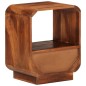 vidaXL Mesita de noche con cajón 2 unids madera sheesham 40x30x50 cm