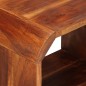 vidaXL Mesita de noche con cajón 2 unids madera sheesham 40x30x50 cm