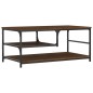 vidaXL Mesa de centro madera de ingeniería roble marrón 90x49x40 cm vidaXL Mesa de centro madera de ingeniería roble marrón 90x49x40 cm