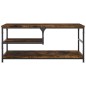vidaXL Mesa de centro madera de ingeniería roble ahumado 90x49x40 cm vidaXL Mesa de centro madera de ingeniería roble ahumado 90x49x40 cm