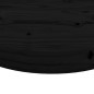 vidaXL Tablero de mesa redondo madera maciza de pino negro Ø50x3 cm vidaXL Tablero de mesa redondo madera maciza de pino negro Ø50x3 cm