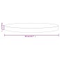 vidaXL Tablero de mesa redondo madera maciza de pino negro Ø50x3 cm vidaXL Tablero de mesa redondo madera maciza de pino negro Ø50x3 cm