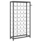 vidaXL Botellero para 45 botellas hierro forjado negro 54x18x100 cm vidaXL Botellero para 45 botellas hierro forjado negro 54x18x100 cm