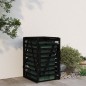 vidaXL Cobertizo para cubos de basura madera pino negro 84x90x128,5 cm vidaXL Cobertizo para cubos de basura madera pino negro 84x90x128,5 cm