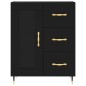 vidaXL Aparador alto madera contrachapada negro 69,5x34x180 cm vidaXL Aparador alto madera contrachapada negro 69,5x34x180 cm