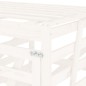 vidaXL Cobertizo triple para cubos de basura madera maciza pino blanco vidaXL Cobertizo triple para cubos de basura madera maciza pino blanco