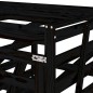 vidaXL Cobertizo cuádruple para cubos de basura madera de pino negro vidaXL Cobertizo cuádruple para cubos de basura madera de pino negro