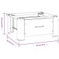 vidaXL Soporte pedestal para lavadora con cajón blanco vidaXL Soporte pedestal para lavadora con cajón blanco