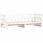 vidaXL Sofá cama nido madera maciza de pino blanco 80x200 cm vidaXL Sofá cama nido madera maciza de pino blanco 80x200 cm