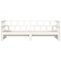 vidaXL Sofá cama nido madera maciza de pino blanco 80x200 cm vidaXL Sofá cama nido madera maciza de pino blanco 80x200 cm