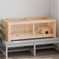 vidaXL Jaula para hámster madera maciza abeto 104x52x38 cm vidaXL Jaula para hámster madera maciza abeto 104x52x38 cm