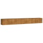 vidaXL Jardinera acero corten 360x40x40 cm