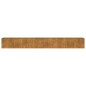 vidaXL Jardinera acero corten 360x40x40 cm
