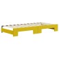 vidaXL Sofá cama nido con cajones terciopelo amarillo 90x200 cm vidaXL Sofá cama nido con cajones terciopelo amarillo 90x200 cm