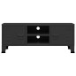 vidaXL Mueble de TV industrial metal negro 105x35x42 cm vidaXL Mueble de TV industrial metal negro 105x35x42 cm