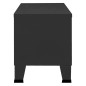 vidaXL Mueble de TV industrial metal negro 105x35x42 cm vidaXL Mueble de TV industrial metal negro 105x35x42 cm