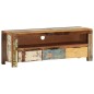 vidaXL Mueble de TV madera maciza reciclada 110x30x40 cm vidaXL Mueble de TV madera maciza reciclada 110x30x40 cm