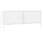 vidaXL Mueble para TV de acero blanco 105x35x50 cm vidaXL Mueble para TV de acero blanco 105x35x50 cm