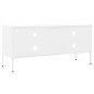 vidaXL Mueble para TV de acero blanco 105x35x50 cm vidaXL Mueble para TV de acero blanco 105x35x50 cm