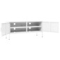 vidaXL Mueble para TV de acero blanco 105x35x50 cm vidaXL Mueble para TV de acero blanco 105x35x50 cm