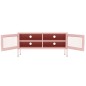 vidaXL Mueble para TV de acero rosa 105x35x50 cm vidaXL Mueble para TV de acero rosa 105x35x50 cm
