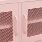 vidaXL Mueble para TV de acero rosa 105x35x50 cm vidaXL Mueble para TV de acero rosa 105x35x50 cm
