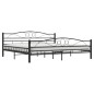 vidaXL Estructura de cama de acero negro 200x200 cm vidaXL Estructura de cama de acero negro 200x200 cm