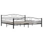 vidaXL Estructura de cama de acero negro 200x200 cm vidaXL Estructura de cama de acero negro 200x200 cm
