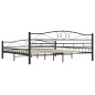vidaXL Estructura de cama de acero negro 200x200 cm vidaXL Estructura de cama de acero negro 200x200 cm