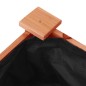 vidaXL Jardinera con forro madera maciza de abeto marrón 118x59x76 cm vidaXL Jardinera con forro madera maciza de abeto marrón 118x59x76 cm