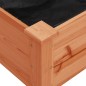 vidaXL Jardinera con forro madera maciza de abeto marrón 118x59x76 cm vidaXL Jardinera con forro madera maciza de abeto marrón 118x59x76 cm
