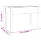 vidaXL Jardinera con forro madera maciza de abeto marrón 118x59x76 cm vidaXL Jardinera con forro madera maciza de abeto marrón 118x59x76 cm