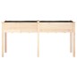 vidaXL Jardinera con forro madera maciza de abeto 161x45x76 cm vidaXL Jardinera con forro madera maciza de abeto 161x45x76 cm